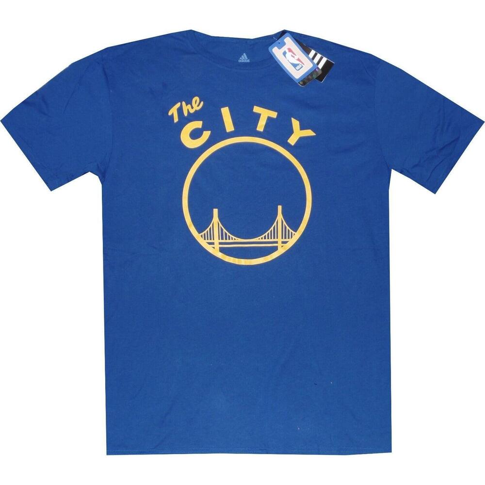 Golden State Warriors The City Adidas Slim Fit Royal Blue T Shirt Xxl